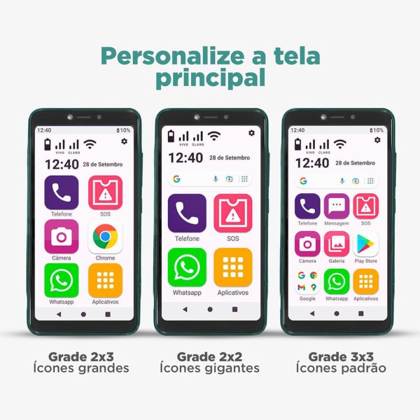 Encontraproduto.com.br - Smartphone Obasmart Conecta Verde Obabox - OB024OUT [Reembalado]