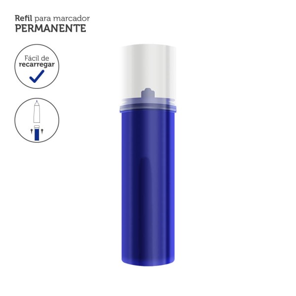 Refil Para Marcador Permanente 3.5ml Azul Caixa c/12 Unidades Keep - MR014OUT [Reembalado]