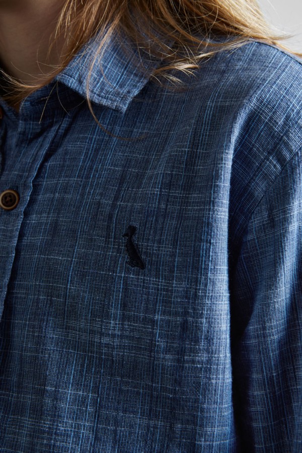 Encontraproduto.com.br - CAMISA RESERVA MINI TEXTURA FLAMÊ
