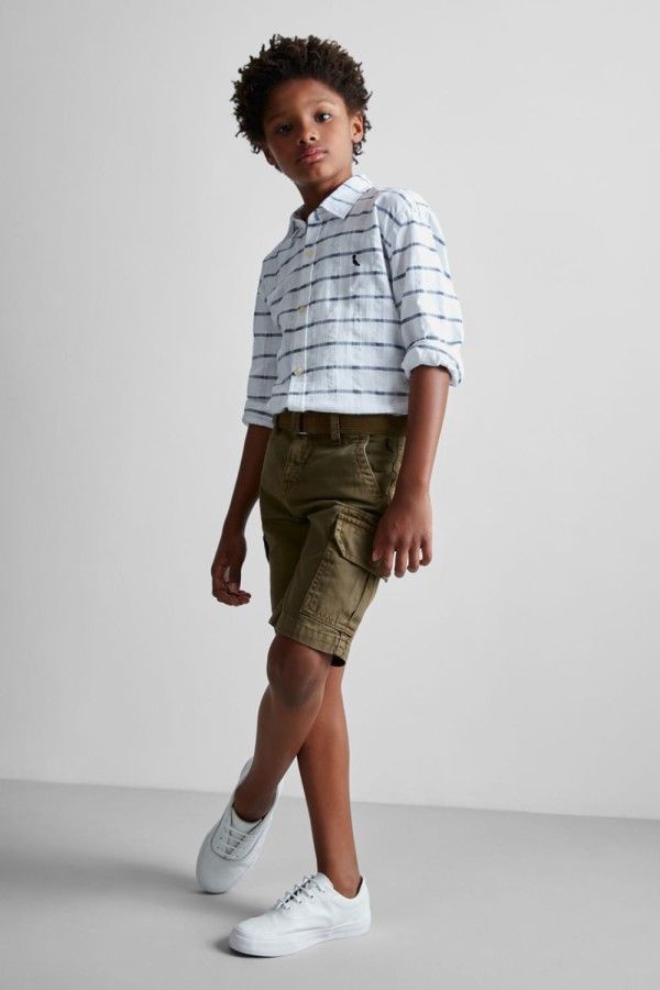 Encontraproduto.com.br - Camisa Reserva Mini Textura Horizontal