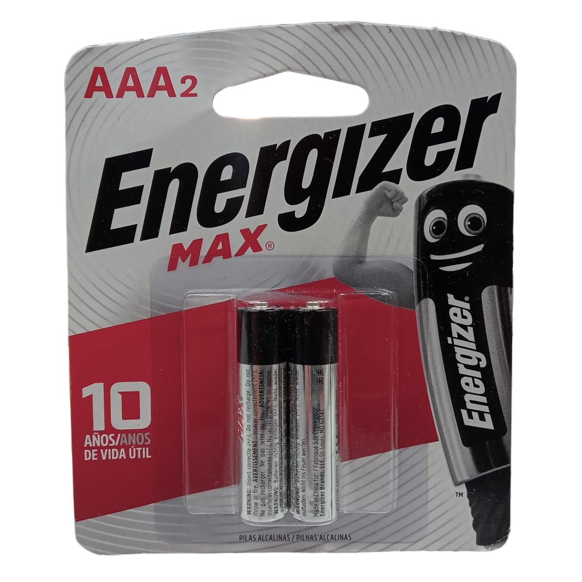 Pilha Palito Max AAA2 Energizer