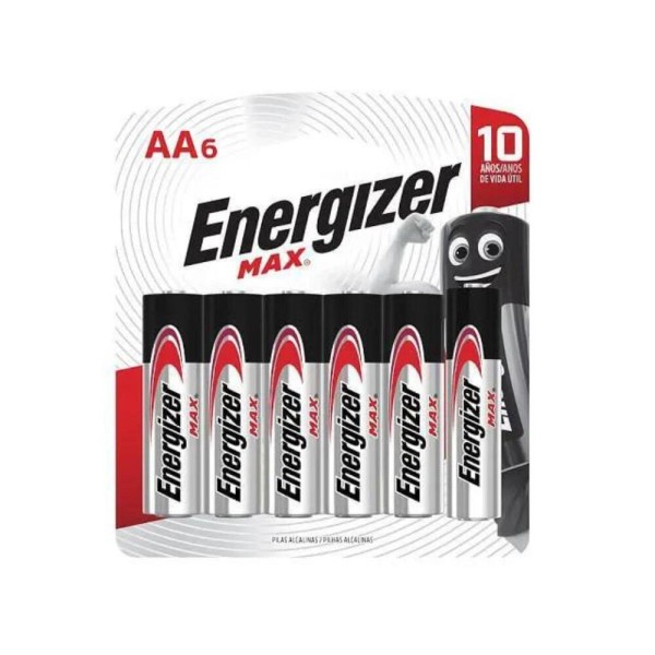 Pilha Energizer Max Pequena AA4 6 unidades