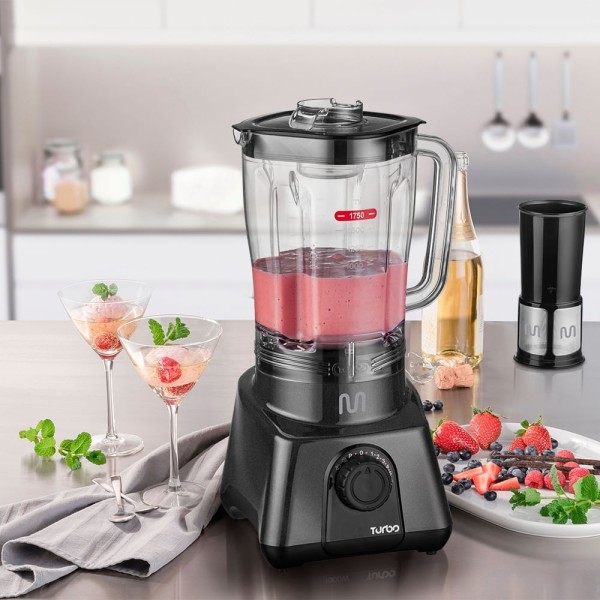 Encontraproduto.com.br - Liquidificador Multi Home 2,6L Turbo 1100w-127v c/8 velocidades - LQ1111OUT [Reembalado]