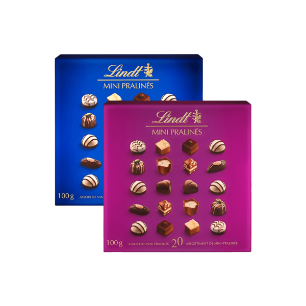 Encontraproduto.com.br - Chocolates Sortidos Lindt Mini Pralinés 100g