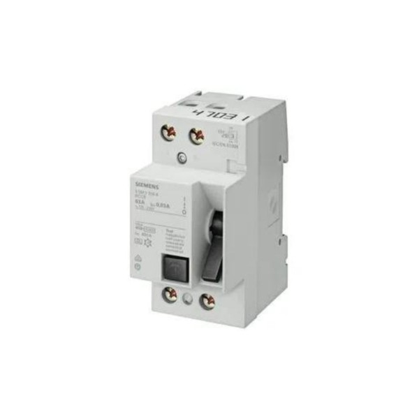 Encontraproduto.com.br - Interruptor Dr Fuga 1P+N 300Ma 63A 5Sm3 616-0 Siemens