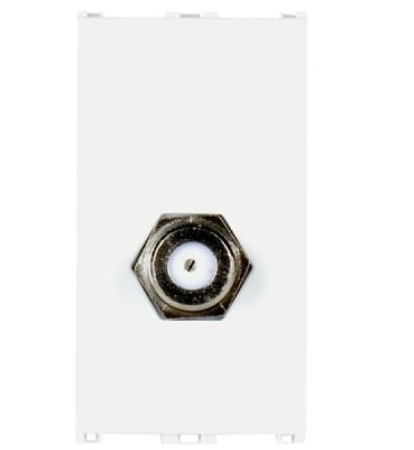 Encontraproduto.com.br - Módulo Tomada TV/Pino Jack Iriel Imperia Branco Siemens