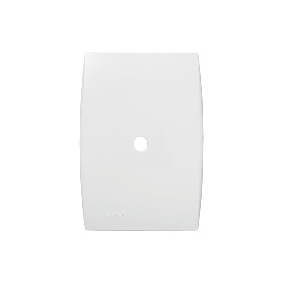 Encontraproduto.com.br - Conjunto Placa Cega Com Furo 9,5Mm Com Suporte 4X2 Branco Ilus - Soprano
