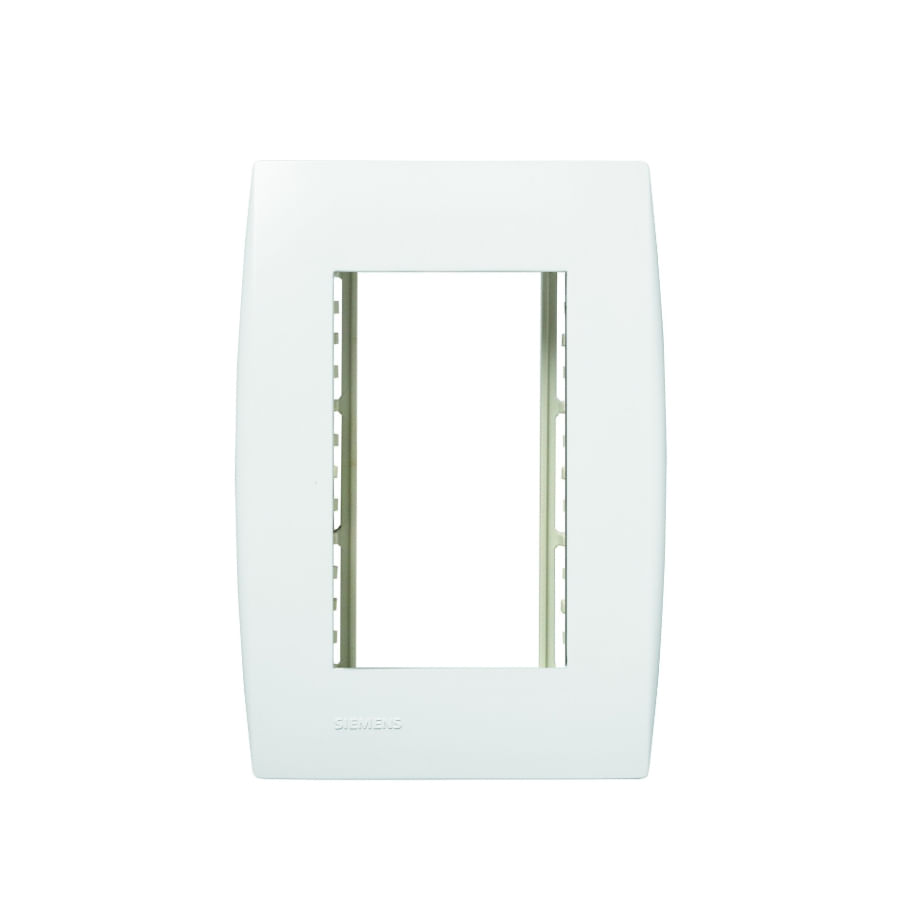 Encontraproduto.com.br - Conjunto Placa 3 Módulos Com Suporte 4X2 Branco Ilus - Soprano