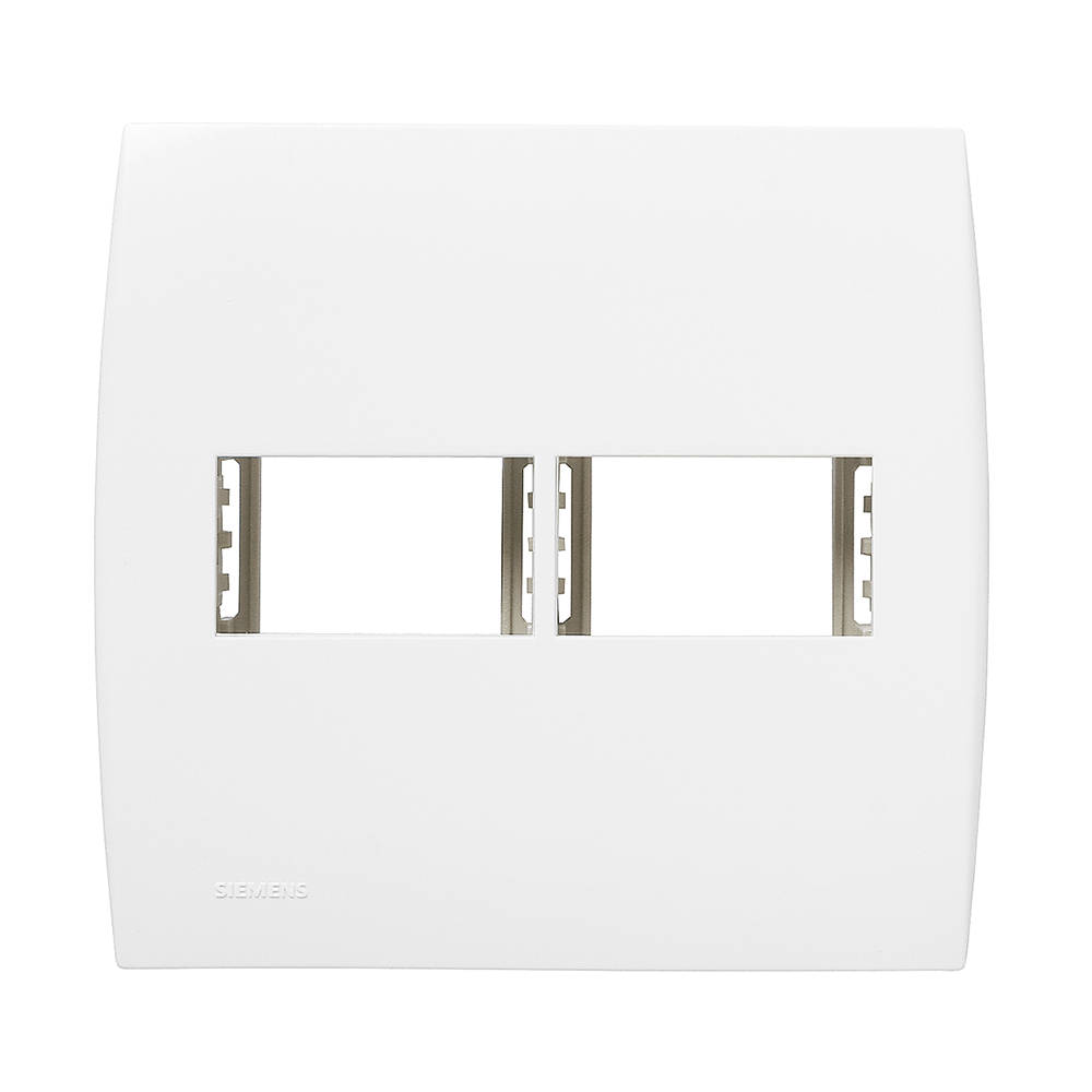 Encontraproduto.com.br - Conjunto Placa 1 Módulo + 1 Módulo Com Suporte 4X4 Branco Ilus - Soprano
