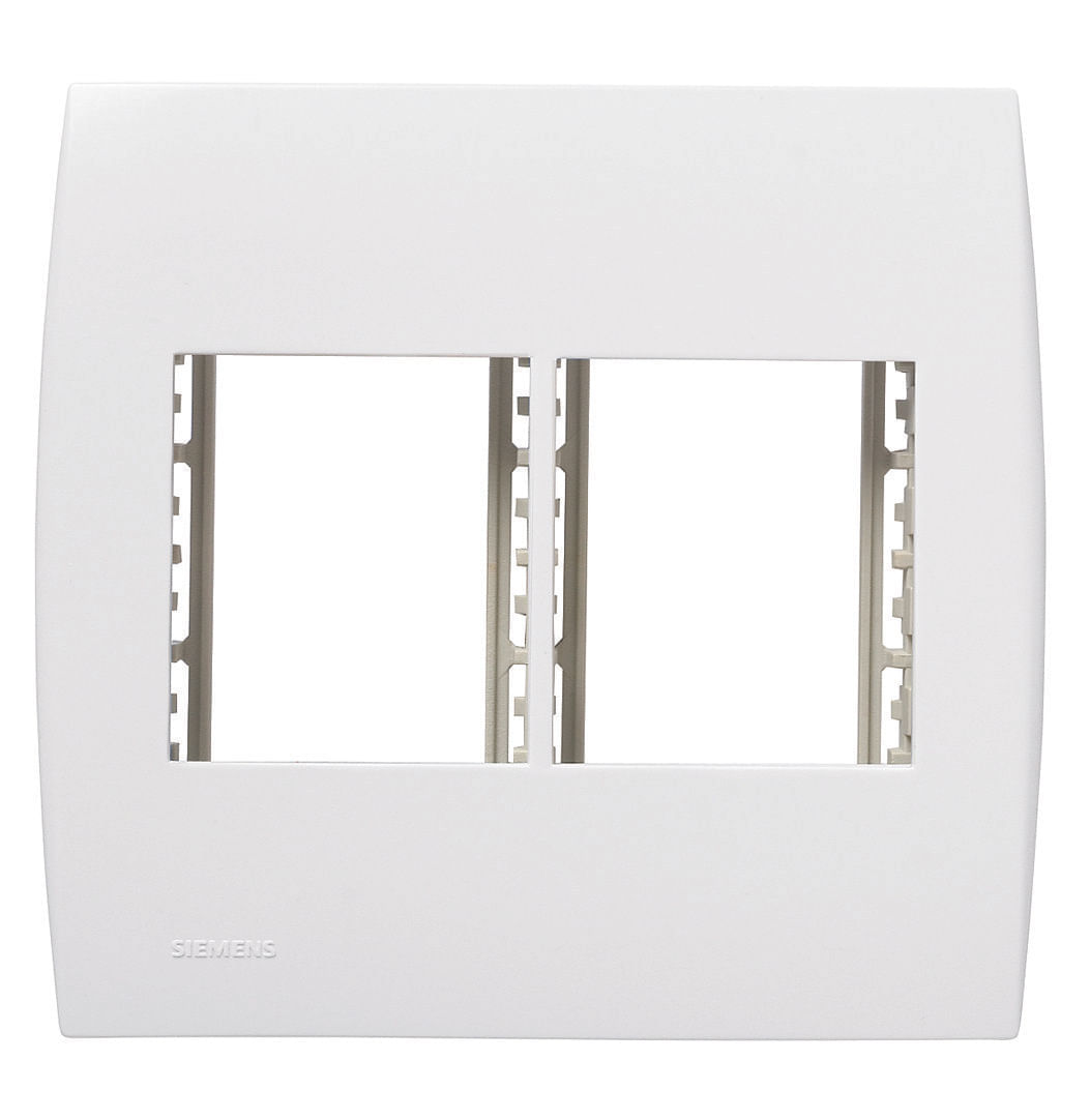 Encontraproduto.com.br - Conjunto Placa 2 Módulos Juntos + 2 Módulos Juntos Com Suporte 4X4 Branco Ilus - Soprano
