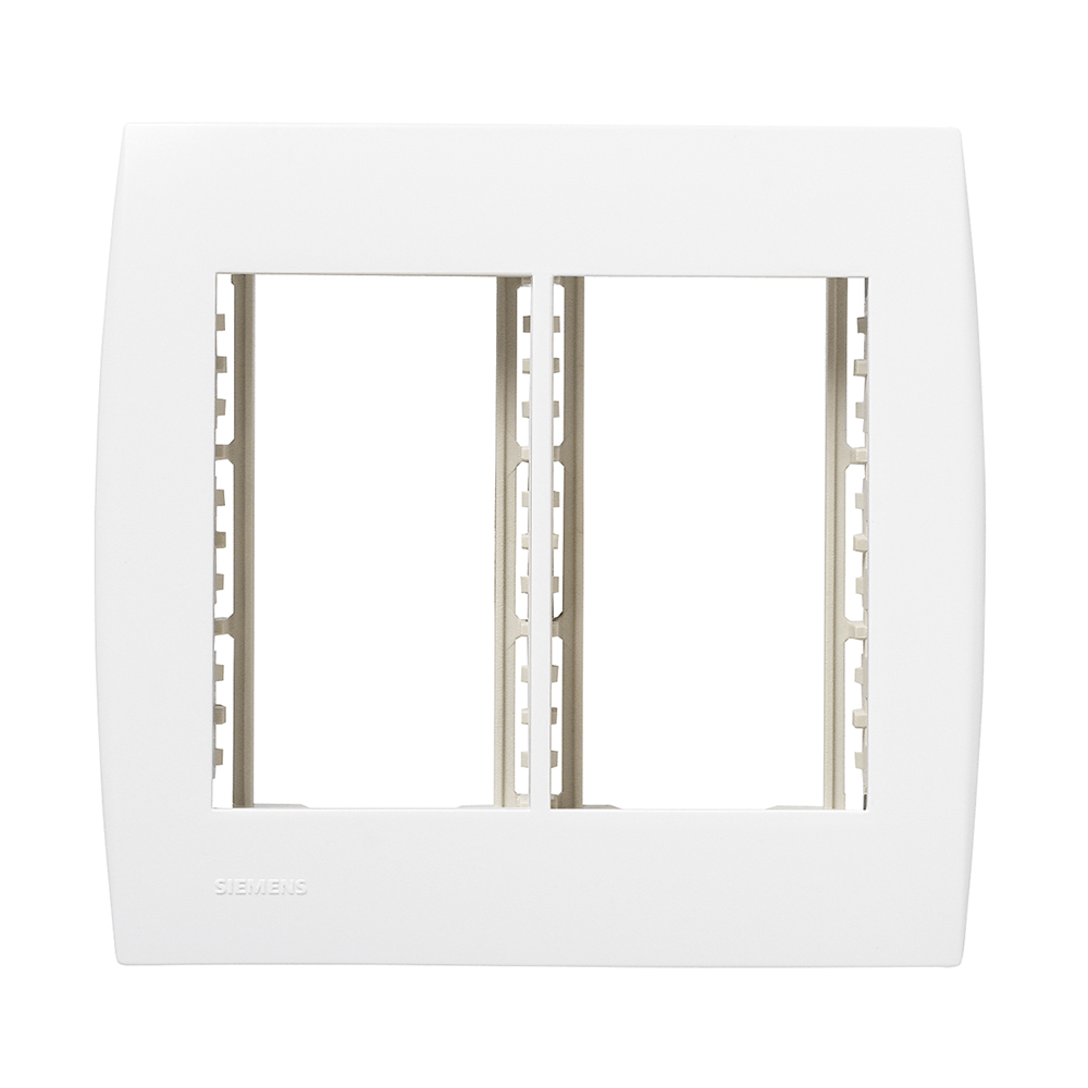 Encontraproduto.com.br - Conjunto Placa 6 Módulos Com Suporte 4X4 Branco Ilus - Soprano