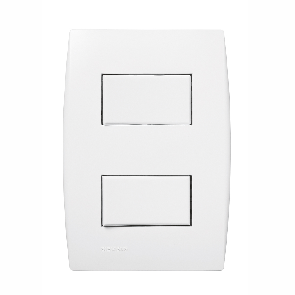 Encontraproduto.com.br - Conjunto 2 Interruptores Simples 10Ax 250V~ 4X2 Branco Ilus - Soprano