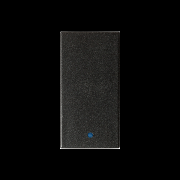 Módulo Int. Simples com Luz 16A Carbono Metálico Delta Mondo - Soprano
