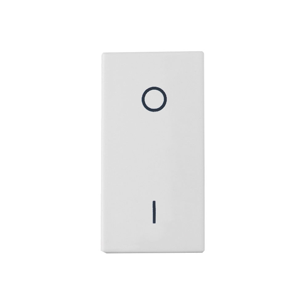 Encontraproduto.com.br - Módulo Interruptor Bipolar Simples 16A, cor Branco, Delta Mondo - Soprano