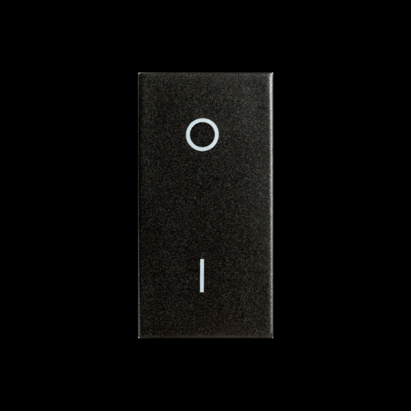 Encontraproduto.com.br - Módulo Int. Bipolar Simples 16A Carbono Metálico Delta Mondo - Soprano