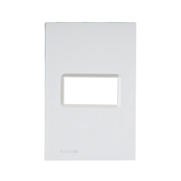 Encontraproduto.com.br - Placa 1 Módulo Branco Solar Delta Mondo - Soprano