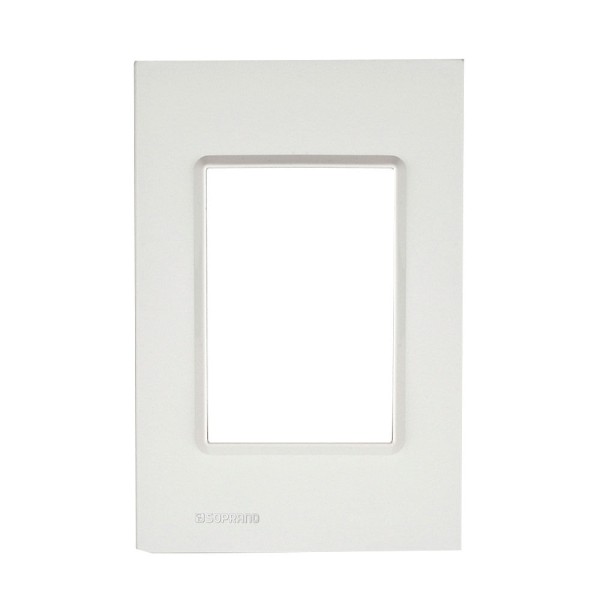 Encontraproduto.com.br - Placa 3 Módulos Branco Delta Mondo - Soprano