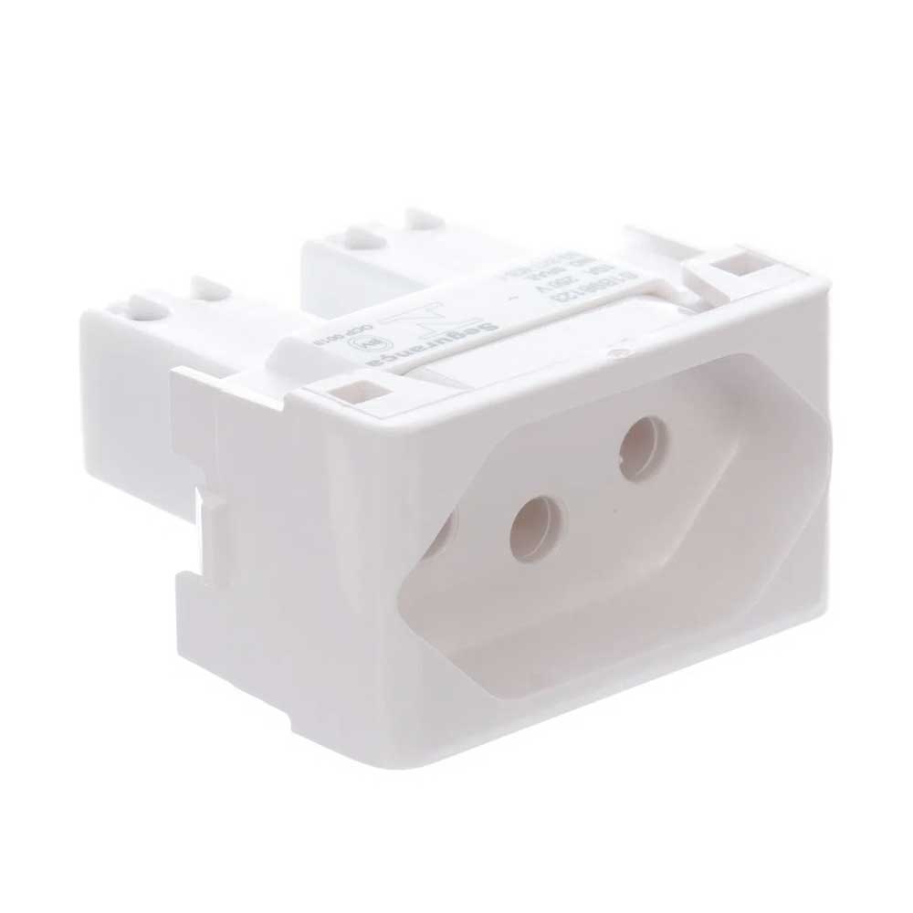 Encontraproduto.com.br - Módulo Tomada 20A Branco Delta Mondo - Soprano
