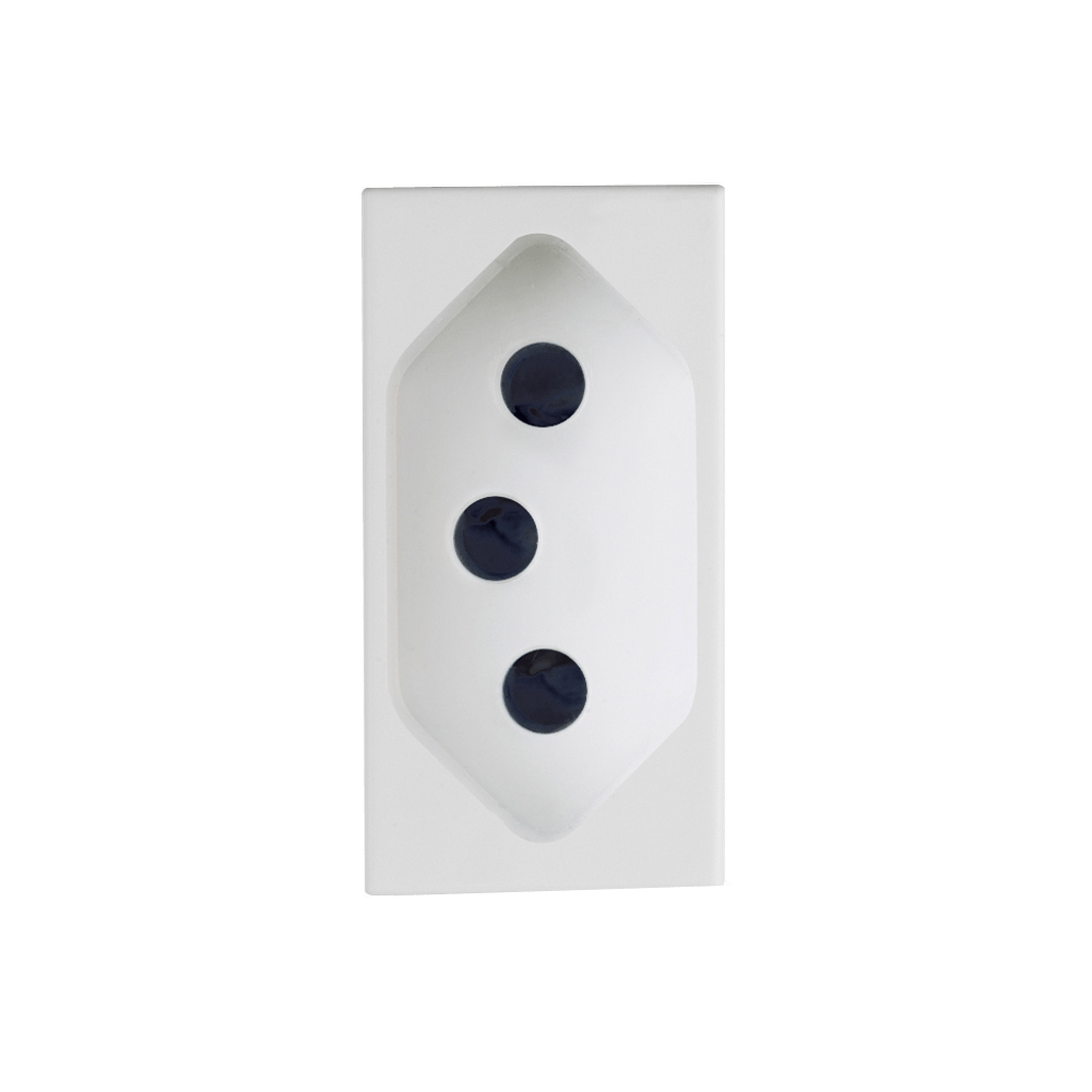 Encontraproduto.com.br - Módulo Tomada 20A Branco Delta Mondo - Soprano