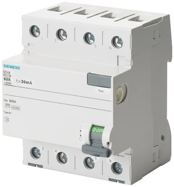 Encontraproduto.com.br - Interruptor Dr Fuga 2P 30Ma 25A Ac 5Sv5312-0Mb Siemens