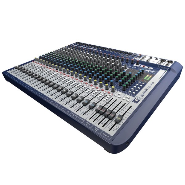 Encontraproduto.com.br - Mesa Analógica Compacta Signature 22 - Soundcraft