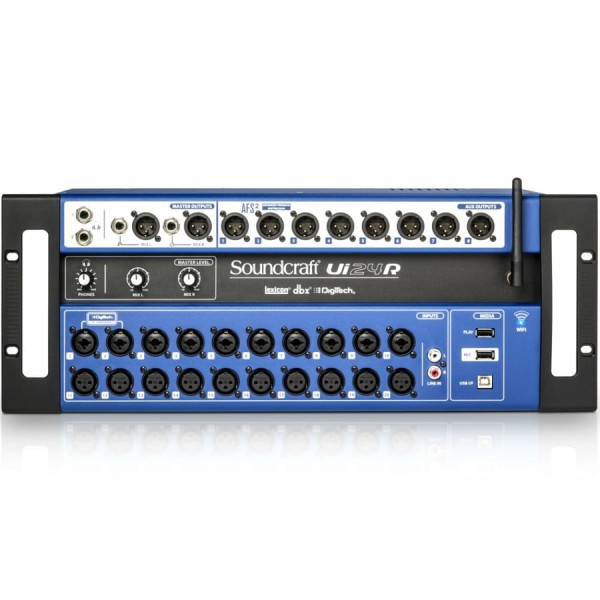 Mesa Digital 24 Canais Ui24R - Soundcraft