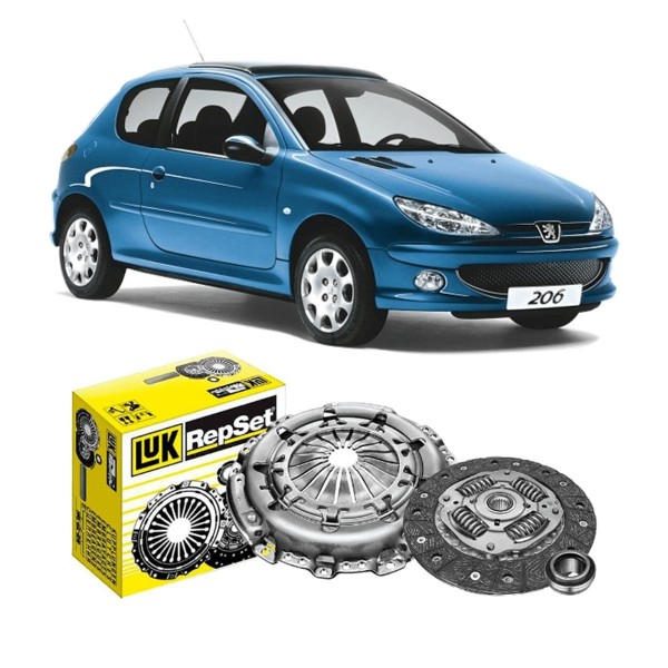 Encontraproduto.com.br - Kit Embreagem Peugeot 206 1.4 8V 2003 A 2005 Com Rolamento