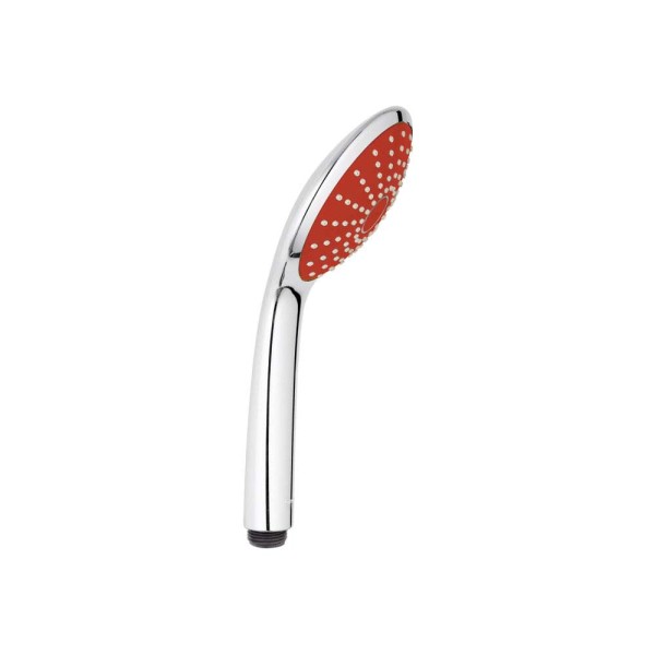 Encontraproduto.com.br - Ducha manual 1 Jato cromado e vermelho Vitalio Joy Grohe