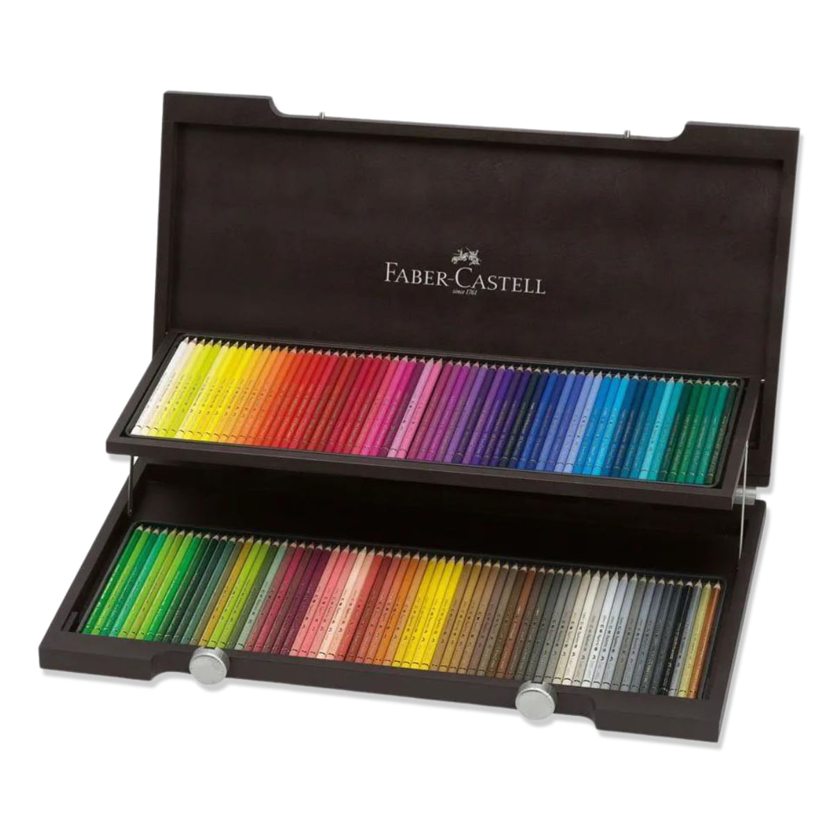 Encontraproduto.com.br - Lápis de Cor Polychromos Estojo Madeira com 120 Cores Ref.110013 Faber-Castell