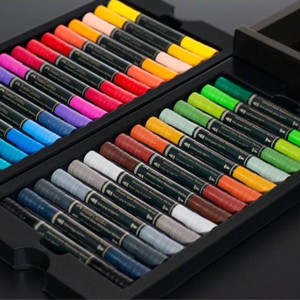 Encontraproduto.com.br - Estojo Art & Graphic Faber Castell Edição Limitada 395 Peças Cor Mogno Liso