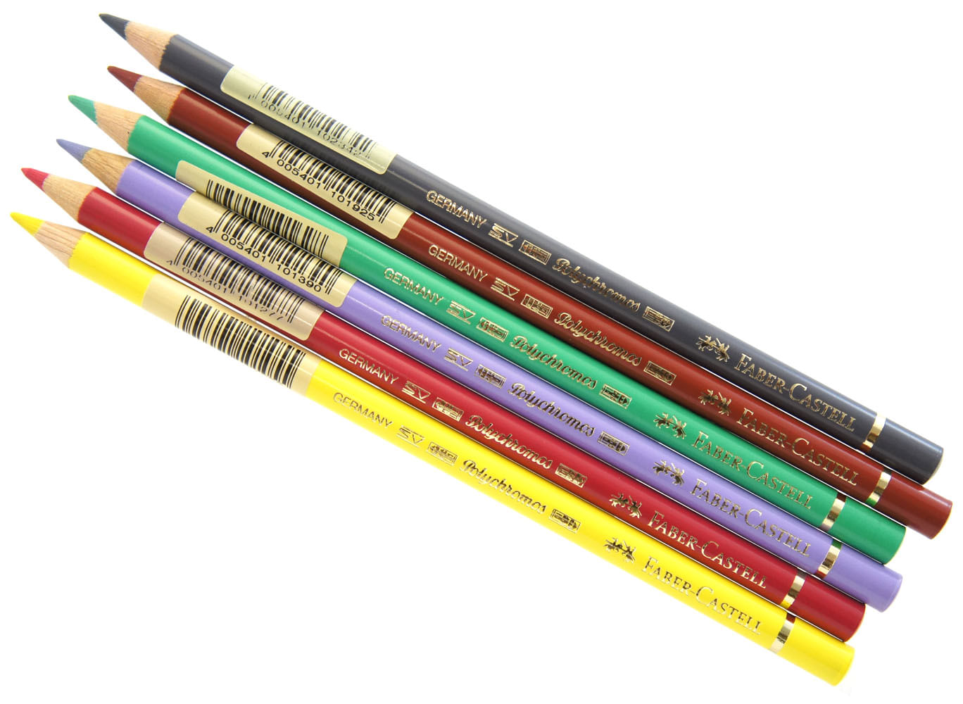 Encontraproduto.com.br - Lápis de Cor Polychromos Faber-Castell Tons Violeta, Azul, Verde