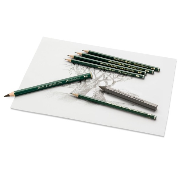 Encontraproduto.com.br - Lápis Jumbo Faber-castell 2b 9000