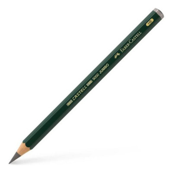 Lápis Grafite Jumbo Faber-Castell – Castell Jumbo 9000 4B – 119304
