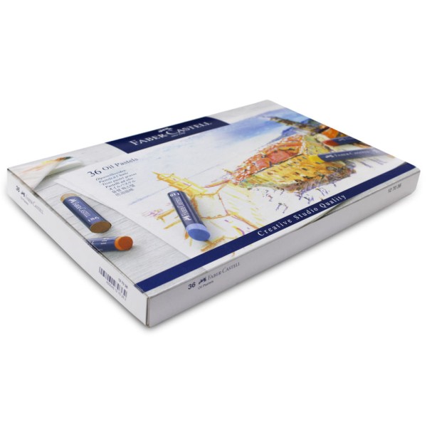 Encontraproduto.com.br - Giz Pastel Oleoso Creative Studio Estojo com 36 Cores Faber-Castell