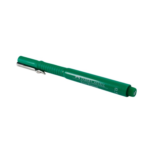 Encontraproduto.com.br - Caneta Nankin Faber-Castell ECCO Pigment Verde 0.5 mm