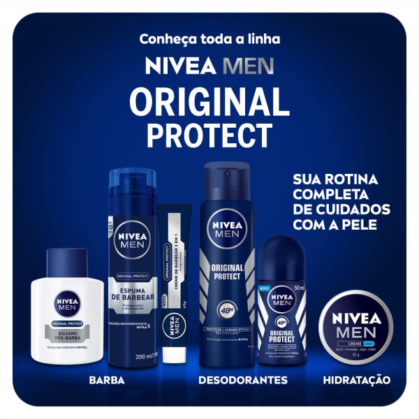 Encontraproduto.com.br - Espuma de Barbear NIVEA Men Original Protect 200ml