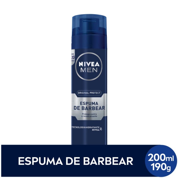 Encontraproduto.com.br - Espuma de Barbear NIVEA Men Original Protect 200ml