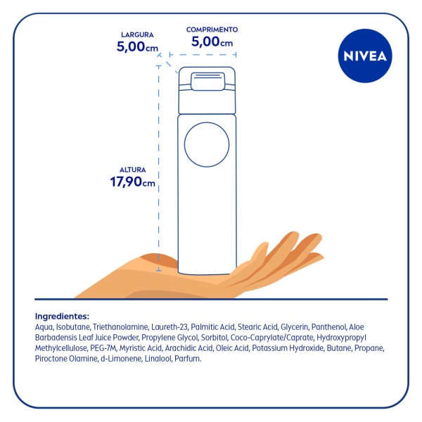 Encontraproduto.com.br - Espuma de Barbear NIVEA Men Original Protect 200ml
