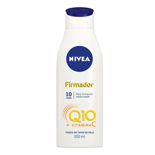 Encontraproduto.com.br - Loção Hidratante Nivea Firmador Q10 Vitamina C Todos os Tipos de Pele Frasco 200ml