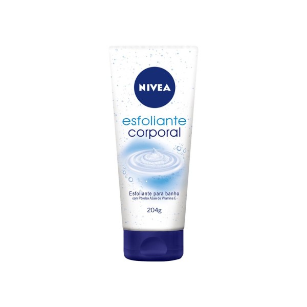 Encontraproduto.com.br - Kit Esfoliante Corporal Nivea para Banho 200ml + Sabonete Líquido Nivea Natural Oil 200ml