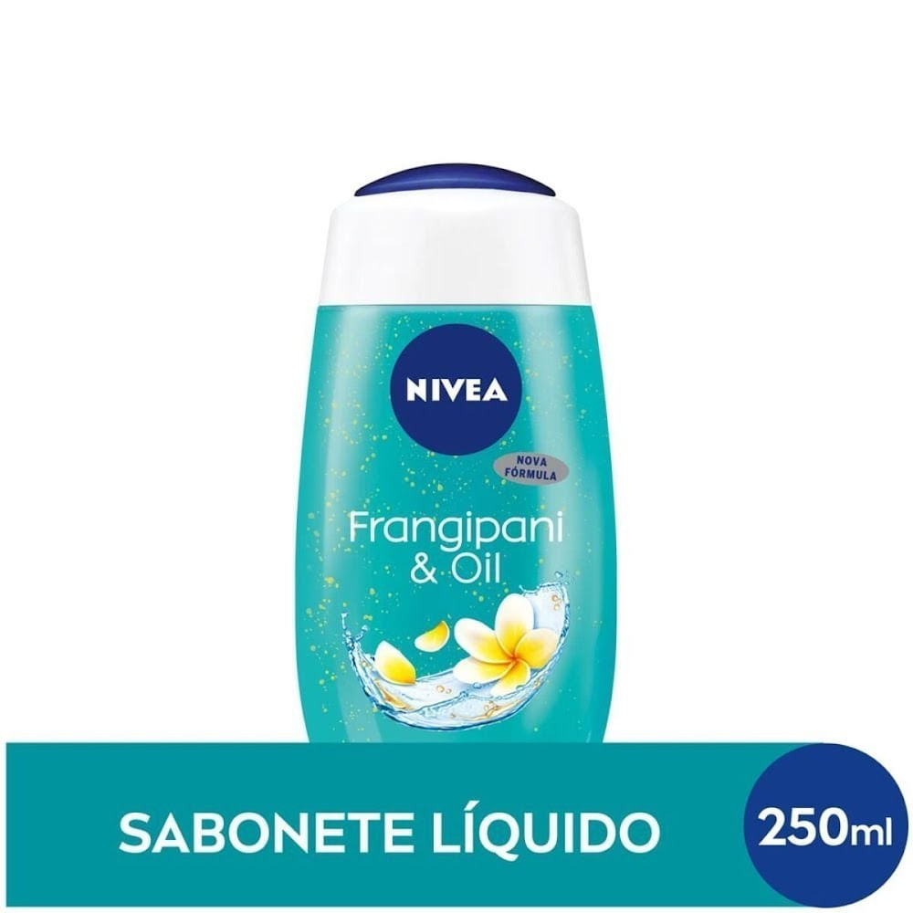 Sabonete Líquido Nivea Frangipani e Oil Frasco 250ml