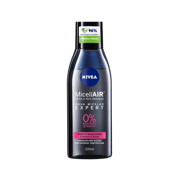 Encontraproduto.com.br - Água Micelar Bifásica NIVEA Limpeza Facial MicellAIR Expert 200ml