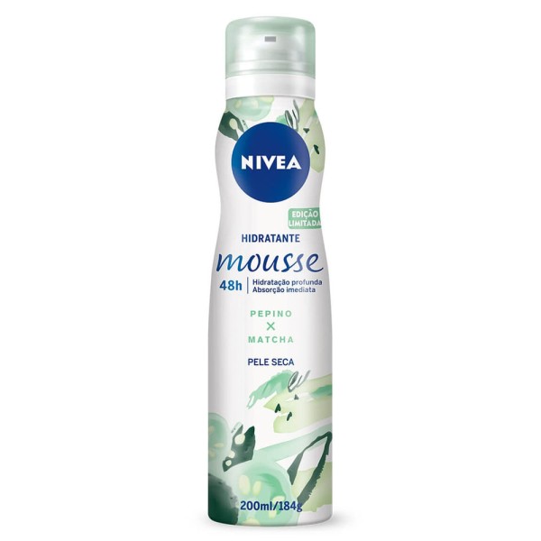 Encontraproduto.com.br - O novo Nivea Mousse Pepino e Matcha possui uma textura inovadora, leve e cremosa que é rapidamente absorvida, deixando a pele intensamente hidratada e macia desde a primeira aplicação.