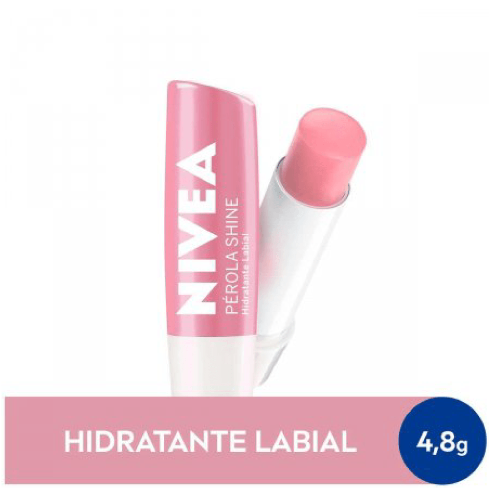 Protetor Labial Nivea Pérola Shine 4,8g