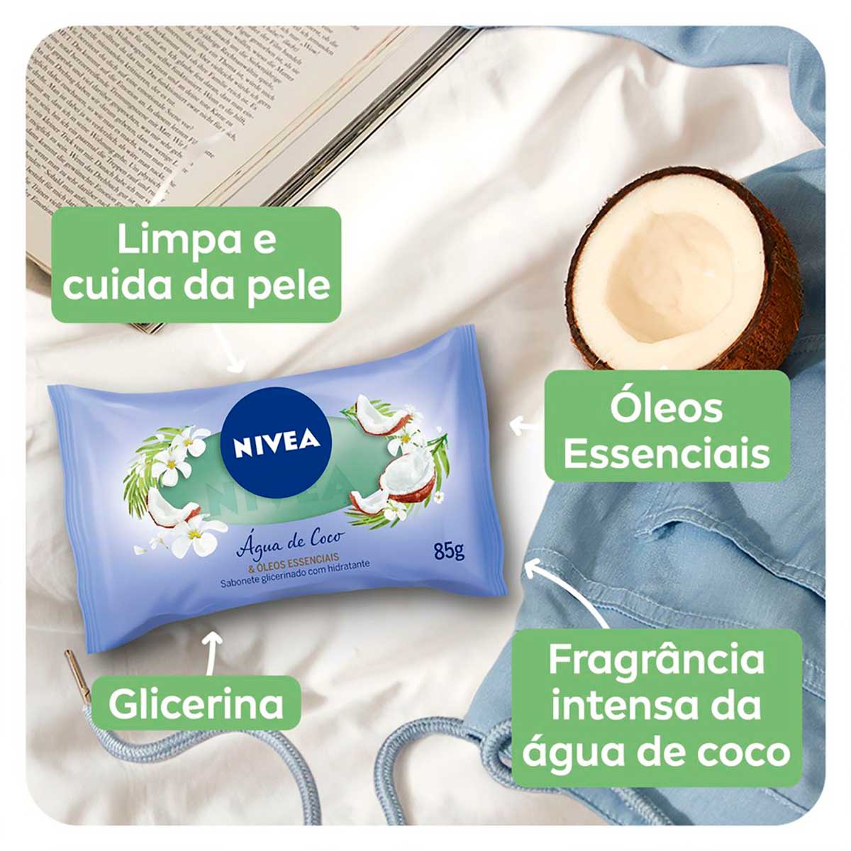Encontraproduto.com.br - Sabonete Barra Nivea Água de Coco 85g