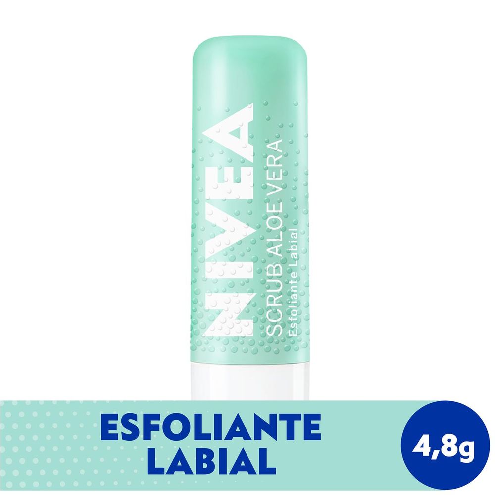 Esfoliante Labial Scrub Aloe Vera Nivea - 4,8g
