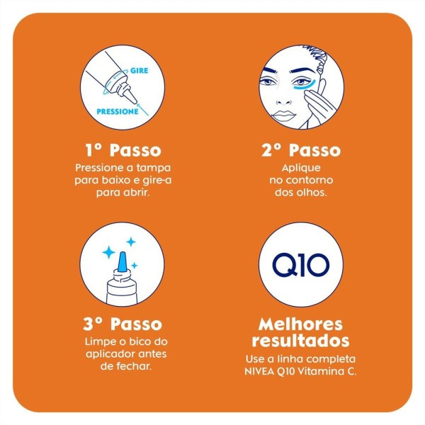 Encontraproduto.com.br - Creme Facial Nivea Q10 Energy Antissinais para os Olhos 15g