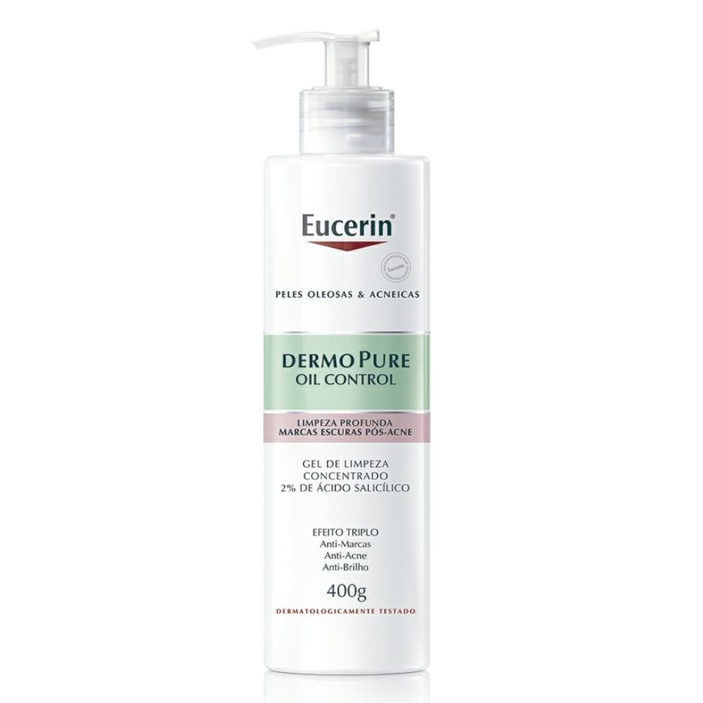 Gel De Limpeza Concentrado Eucerin Dermo Pure Oil Control 400g