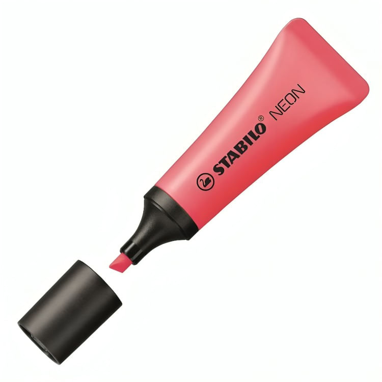 Marca Texto Rosa Neon Stabilo