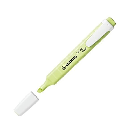 Caneta Marca-Texto Verde Limão Swing Cool Pastel Stabilo 275/133 Sertic